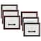 6 Pack: 6" x 8" Mahogany Document Frame with Double Mat by Studio Décor®